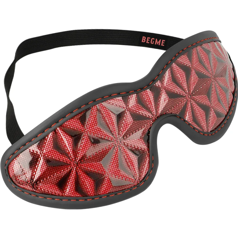Begme - Mscara Cega Premium Vermelho Edition com Forro de Neoprene