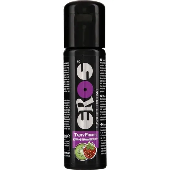 Eros - Frutas Saborosas Morango e Kiwi Lubrificante 100 ml