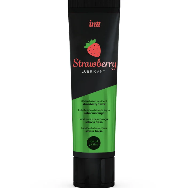 Intt Lubricants - Lubrificante Íntimo À Base de Água Sabor de Morango