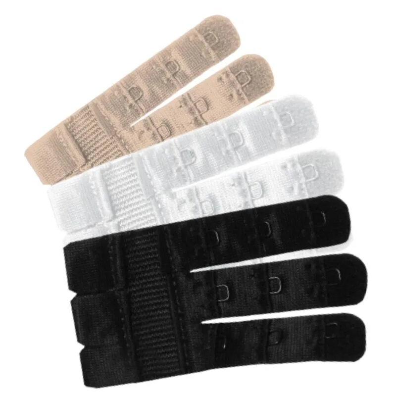 Bye-Soutien - Extensores de Contorno Flexíveis 3 Ganchos 3 Uds