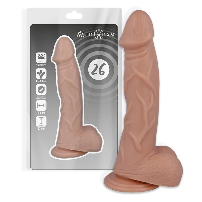 Mr Intense - 26 Realistic Penis 22 cm -o- 4,4 cm
