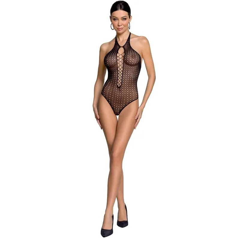 Passion - Woman Bs088 Bodystocking Preto Tamanho Único