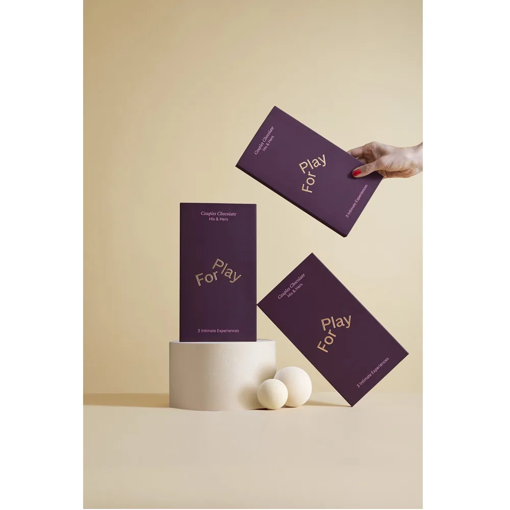 For Play Chocolate para Casais His and Hers (Preto)
