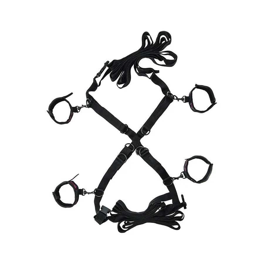 Calexotics - Scandal Conjunto de Braçadeiras de Cama Cruzada