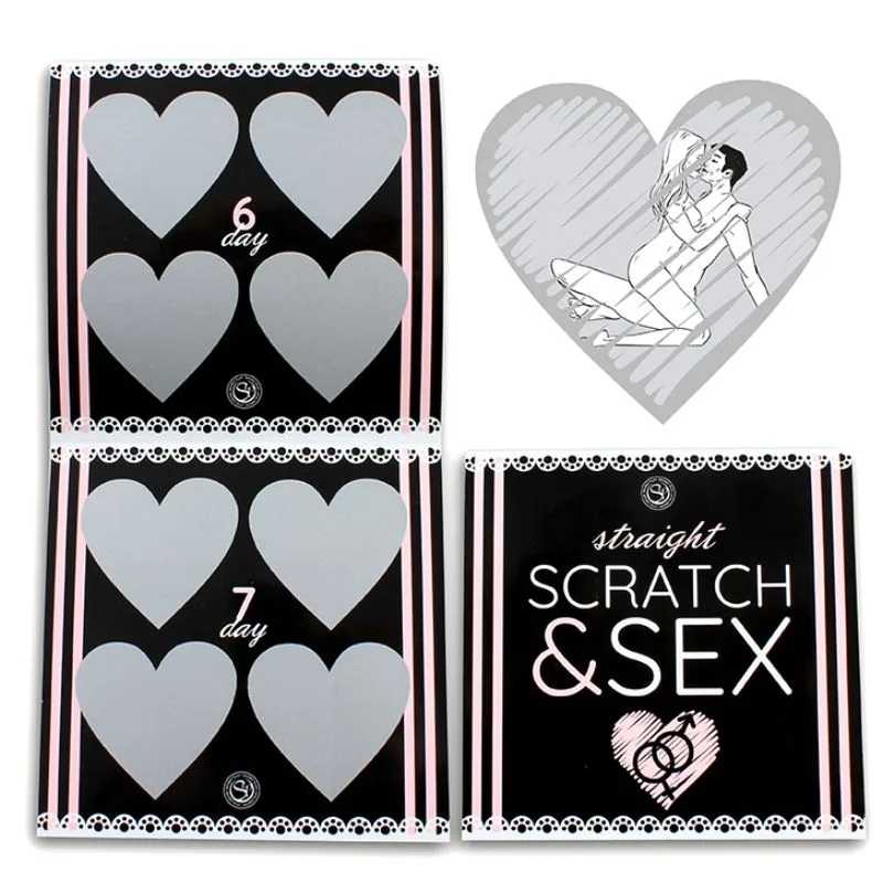 Secretplay - Scratch & Sex Game for Straight Couples (Es/En/Fr/Pt/De)