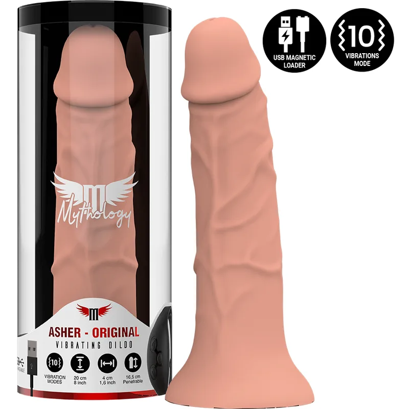 Mythology - Asher Original Dildo M - Vibrador Compatível com a Tecnologia Watchme Wireless