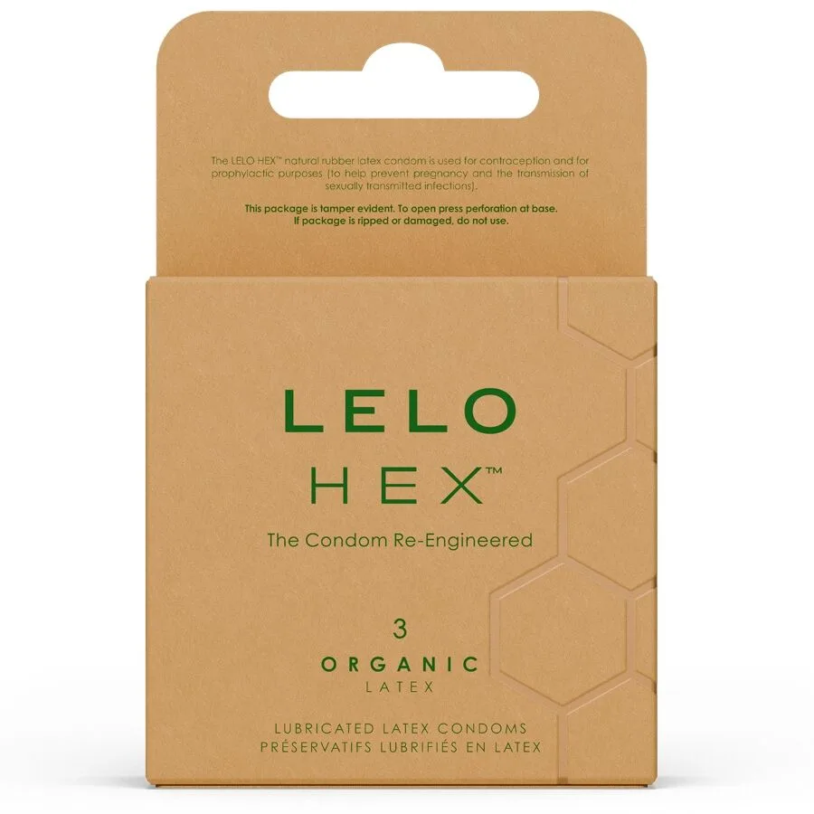 Lelo - Hex Organic Condom Box 3 Units