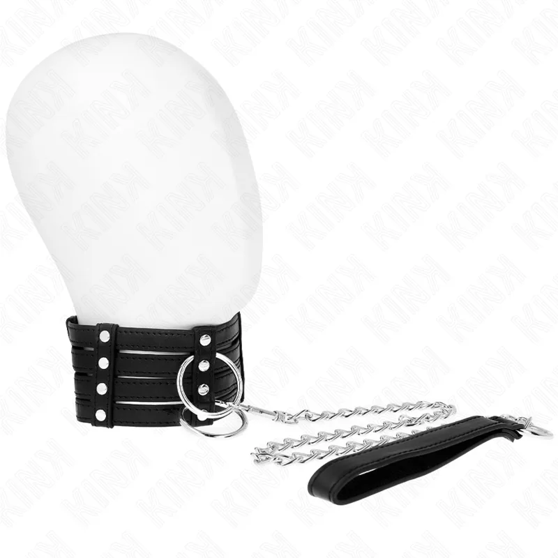 Kink - Colar com Cinto 65 cm Sub Estilo Ajustável 35-51 cm X 7 cm