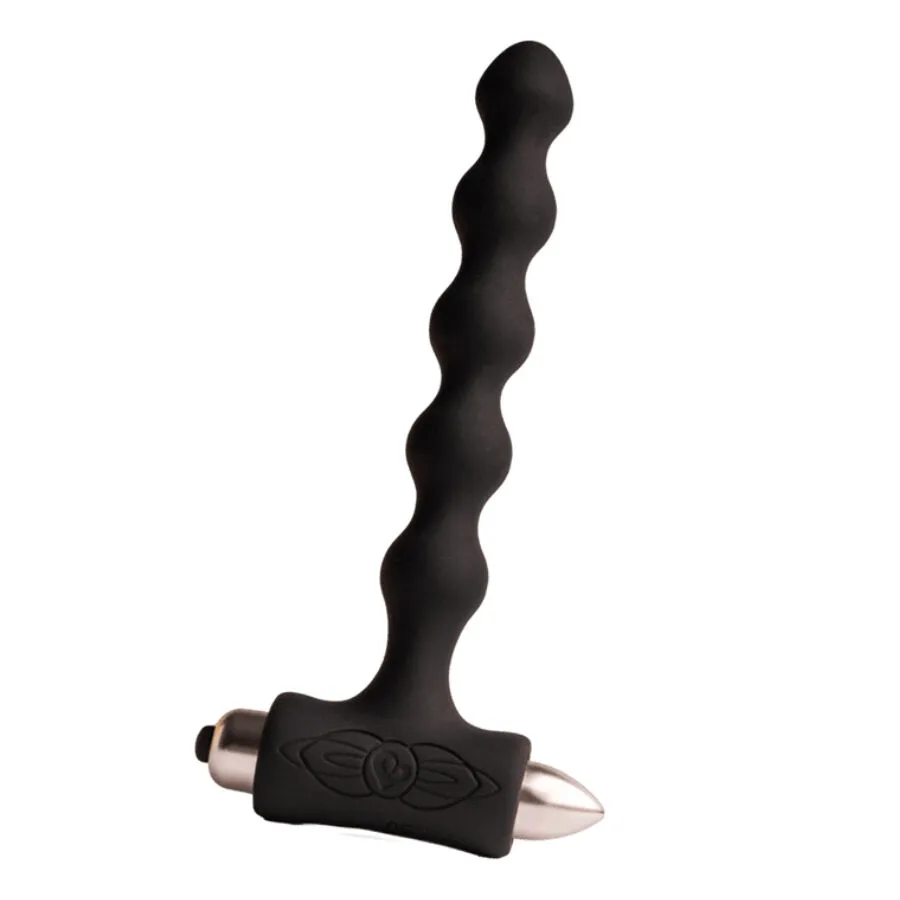 Rocks-Off - Petite Sensations Pearls Plug Anal Vibrador Preto