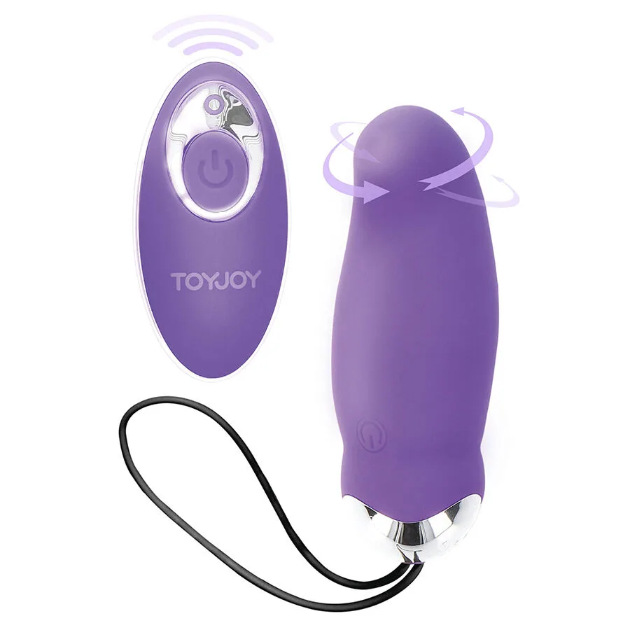 Toyjoy - Felicidade Meu Orgasmo Eggsplode Vibrador Roxo Controle Remoto