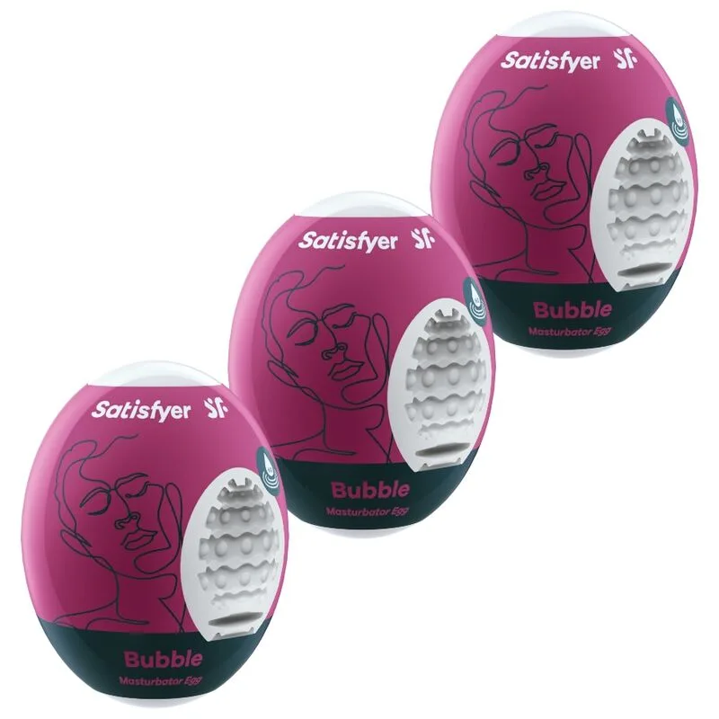 Satisfyer - 3 Ovos Masturbador Bubble