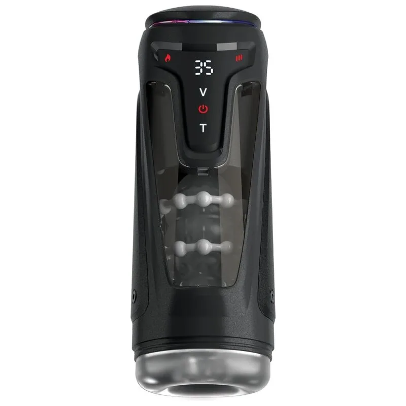 Pdx Elite - Moto-Bator Pro Thrusting Stroker Automatic Vibrating and Warming Masturbator 26.5 cm