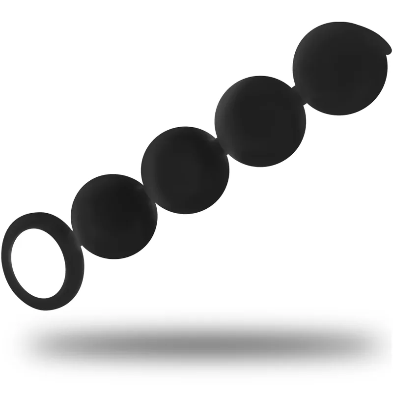 Preto&Silver - Rosário Anal Lennon 4 Esferas de Silicone 15 cm