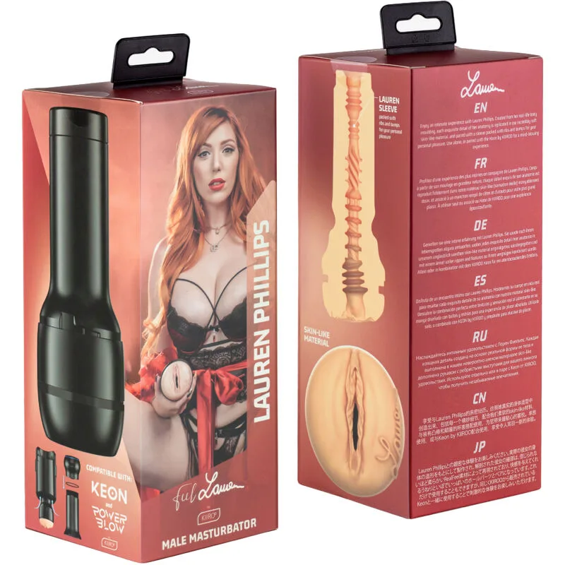 Kiiroo - Sinta Lauren Phillips Stars Coleo Strokers Powerblow Compatível