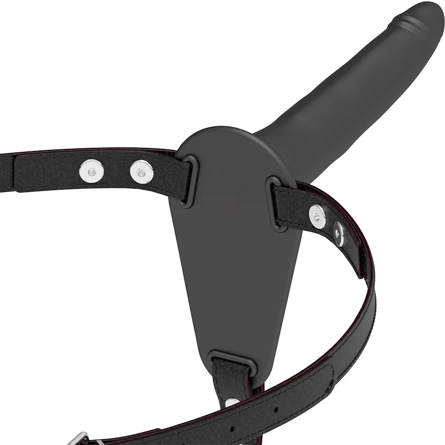 Fetish Submissive Harness - Silicone Preto 15 cm