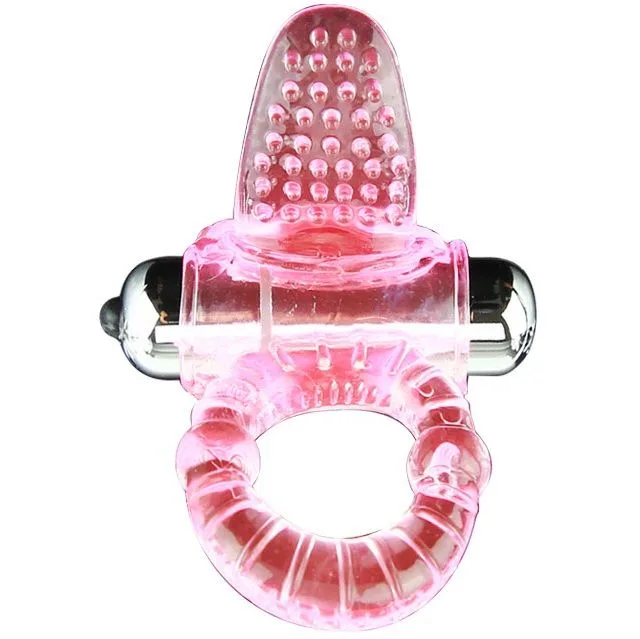Baile - Sweet ABS 10 Ritmos Anel Vibrador Rosa Anel para o Pénis