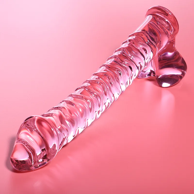 Nebula Series By Ibiza - Modelo 23 Dildo Vidro Borosilicado Rosa 21,5 cm -o- 4 cm