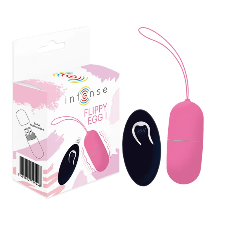 Intense - Flippy I Vibrating Ogg com Controle Remoto Rosa