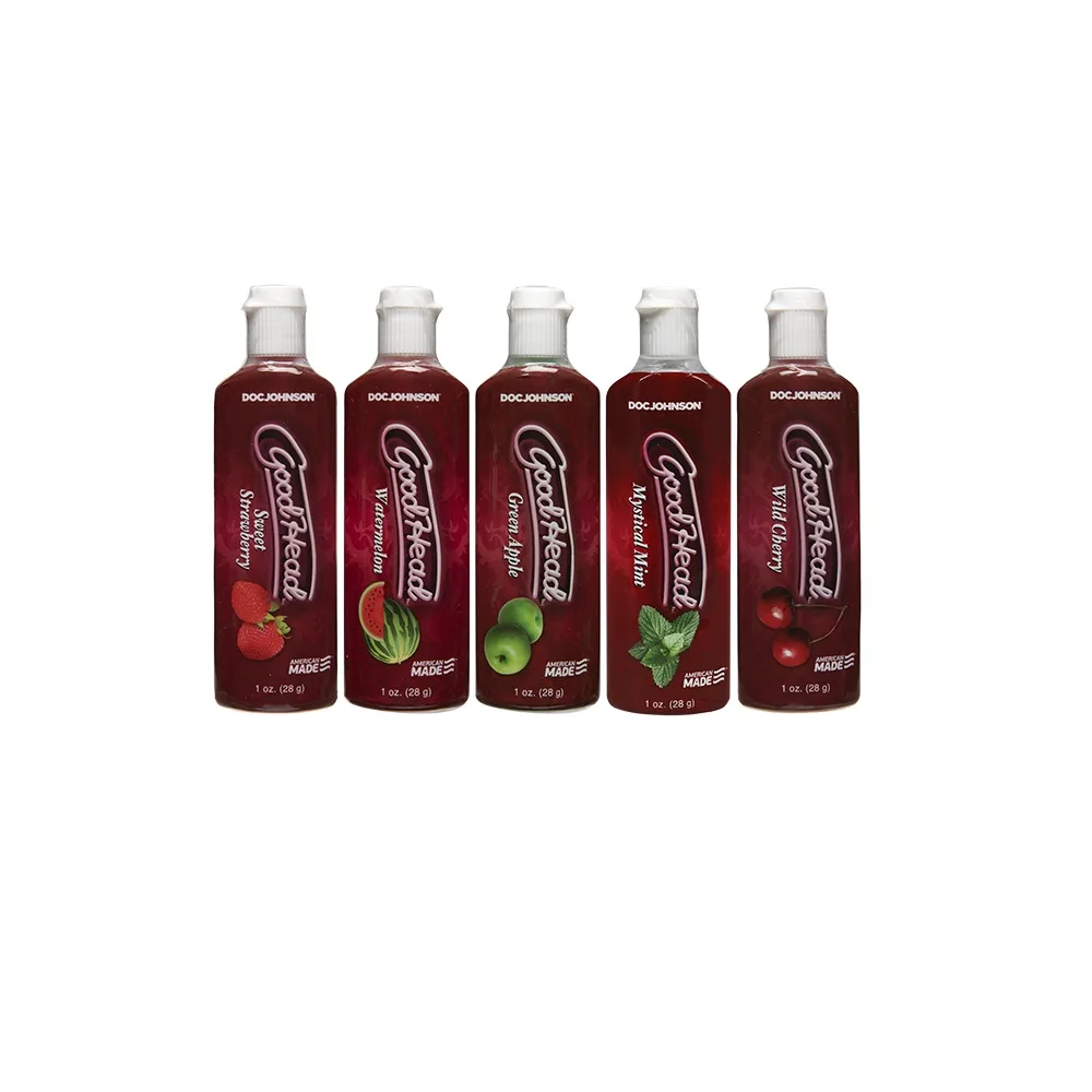 Doc Johnson Good Head Gel para Sexo Oral Ultimate (Pack de 5)