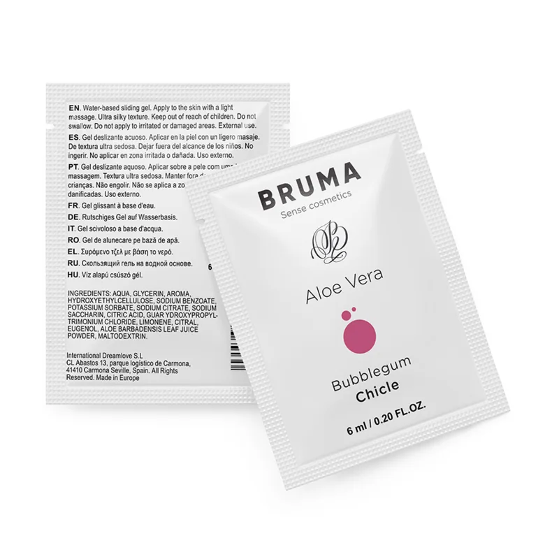 Bruma - Aloe Vera Sliding Gel Bubblegum Flavor 6 ml