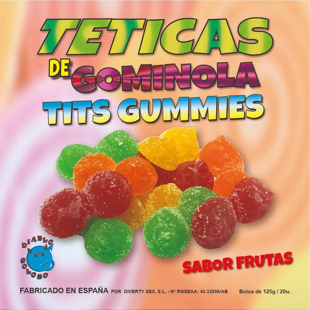 Gomas em Forma de Mama Sabor a Fruta