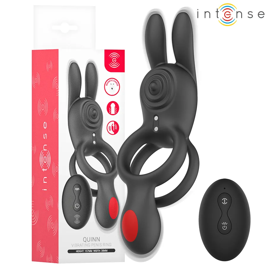 Intense - Quinn Double Vibration Ring Remote Control