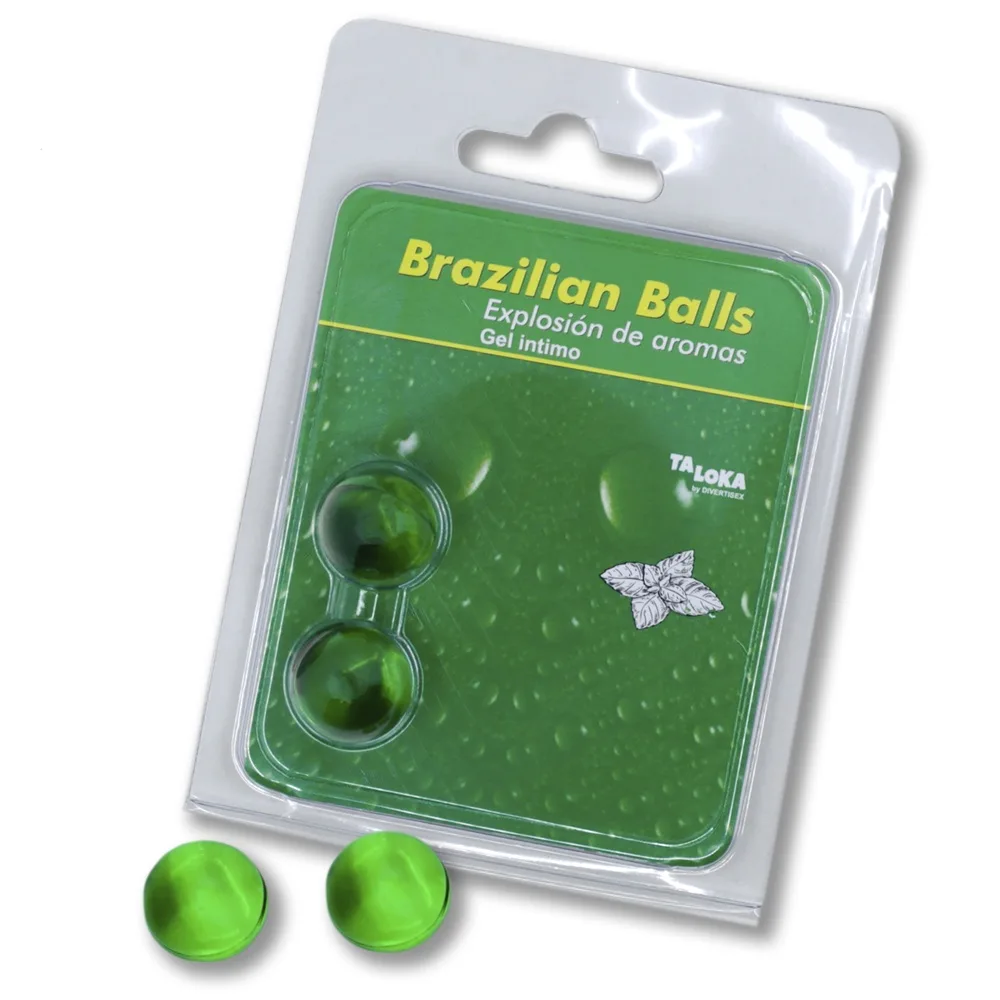 Bolas de Lubrificante (Pack de 2) Menta