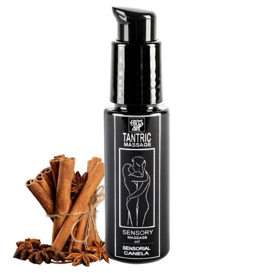 Eros-Art - Óleo de Massagem Tântrica Natural e Canela Afrodisíaca 30 ml