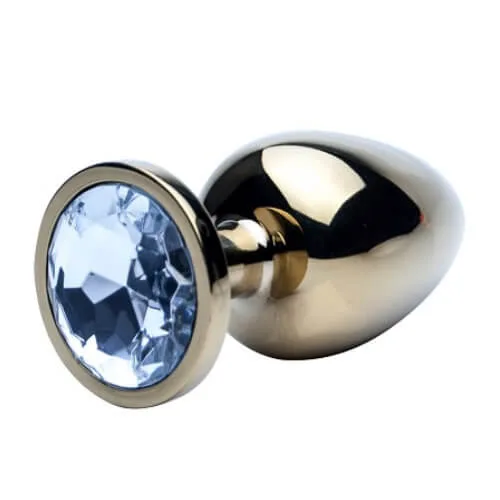 Precious Metals Plug Anal Dourado - Grande
