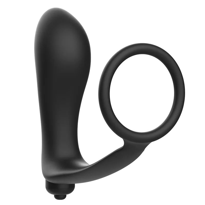 Addicted Toys - Plug Anal Vibratório com Anel para Pénis