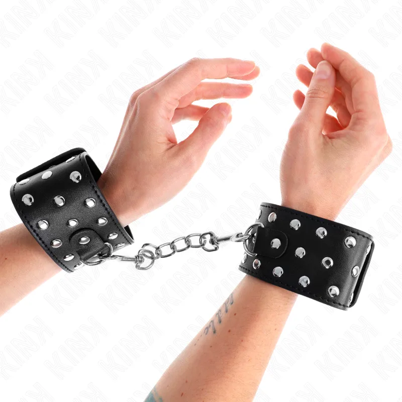 Kink - Retenções de Pulso Punk Ajustáveis 19-24 cm X 5,5 cm