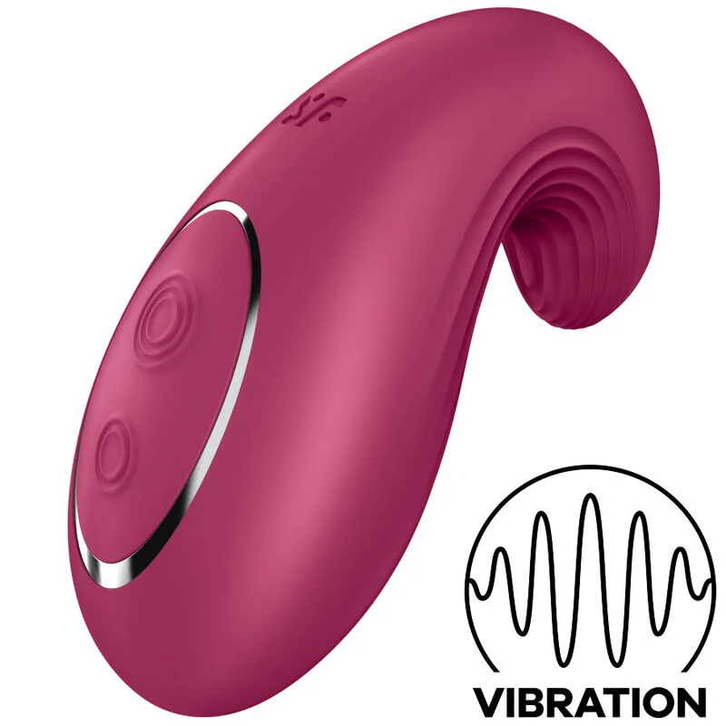 Satisfyer - Vibrador Lay-On Dipping Delight Vermelho