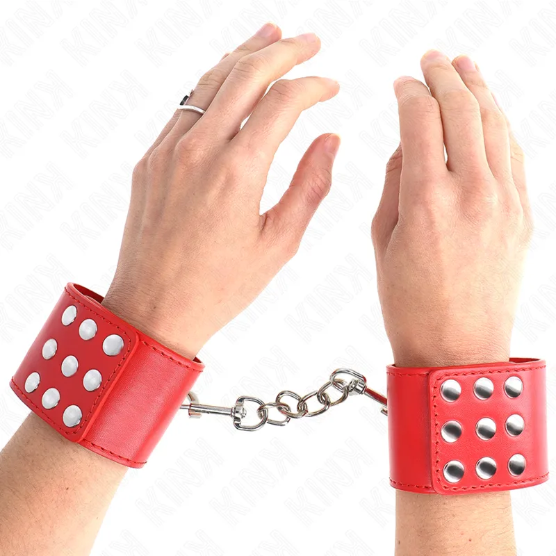 Kink - Pulso com Snap Fasten Vermelho Ajustável 19-24 cm X 5,5 cm