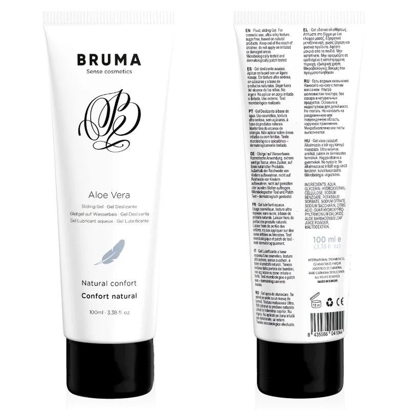 Bruma - Gel Deslizante de Aloe Vera Natural Confort 100 ml