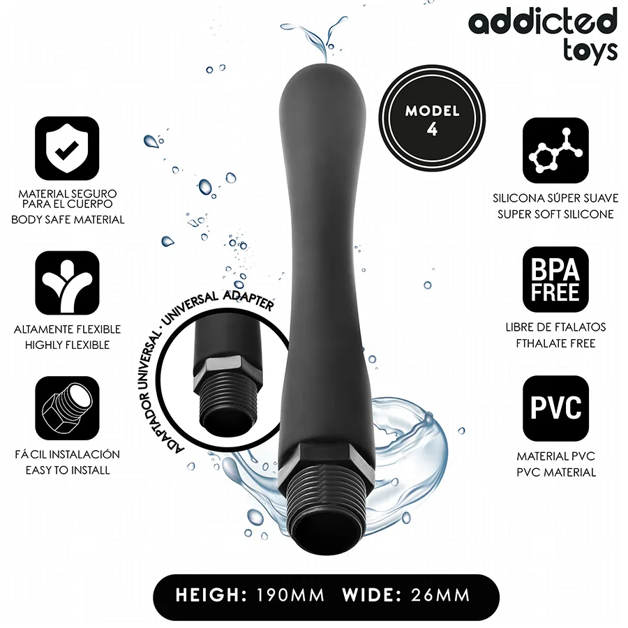 Addicted Toys - Limpador Anal com Adaptador Universal Modelo 4