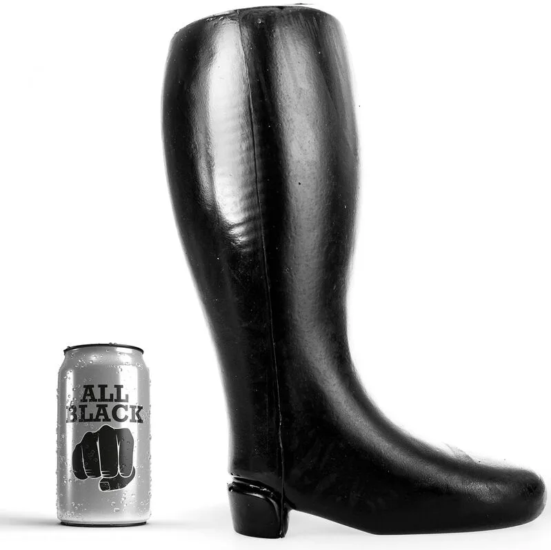 All Black - Giant Soft Fisting Boot 31 cm