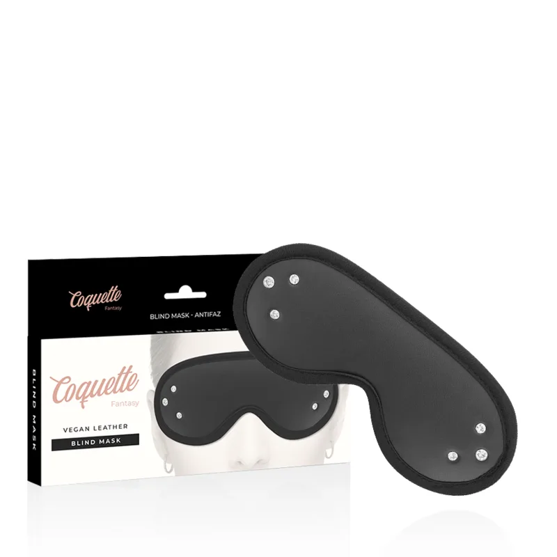 Coquette Chic Desire - Mscara de Couro Fantasy Vegan com Forro de Neoprene