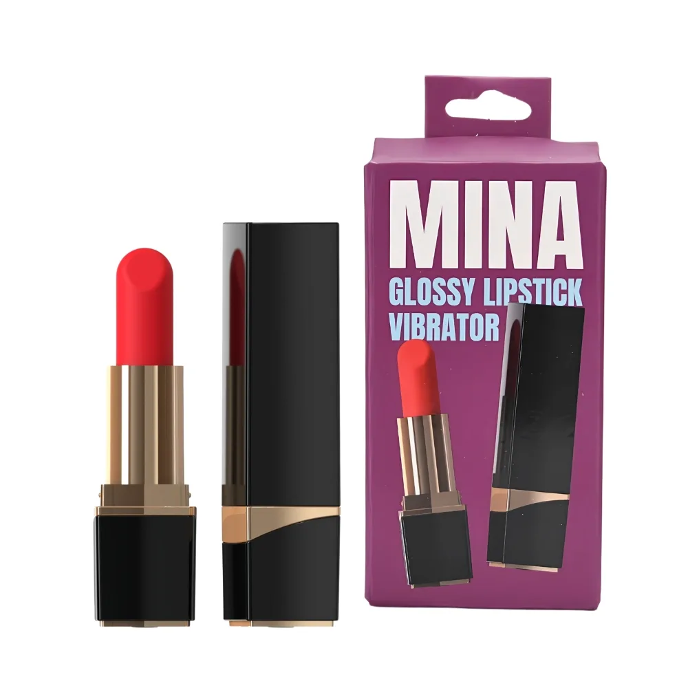 Mina Glossy Vibrador em Forma de Batom