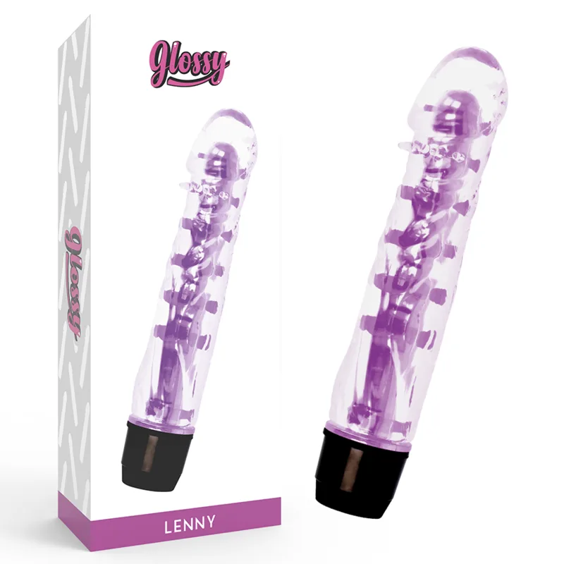 Glossy - Vibrador Lenny Roxo