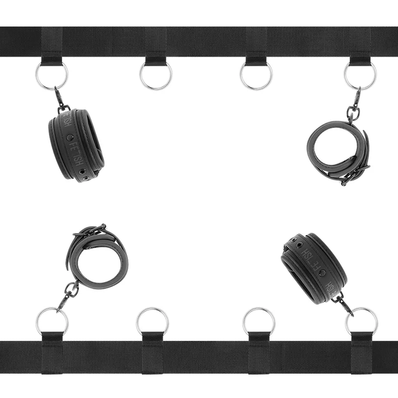 Fetish Submissive - Luxury Bed Ties Set with Noprene Lining