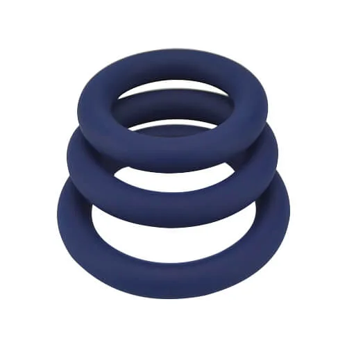 Loving Joy Anéis Penianos Grossos de Silicone (Pack de 3)