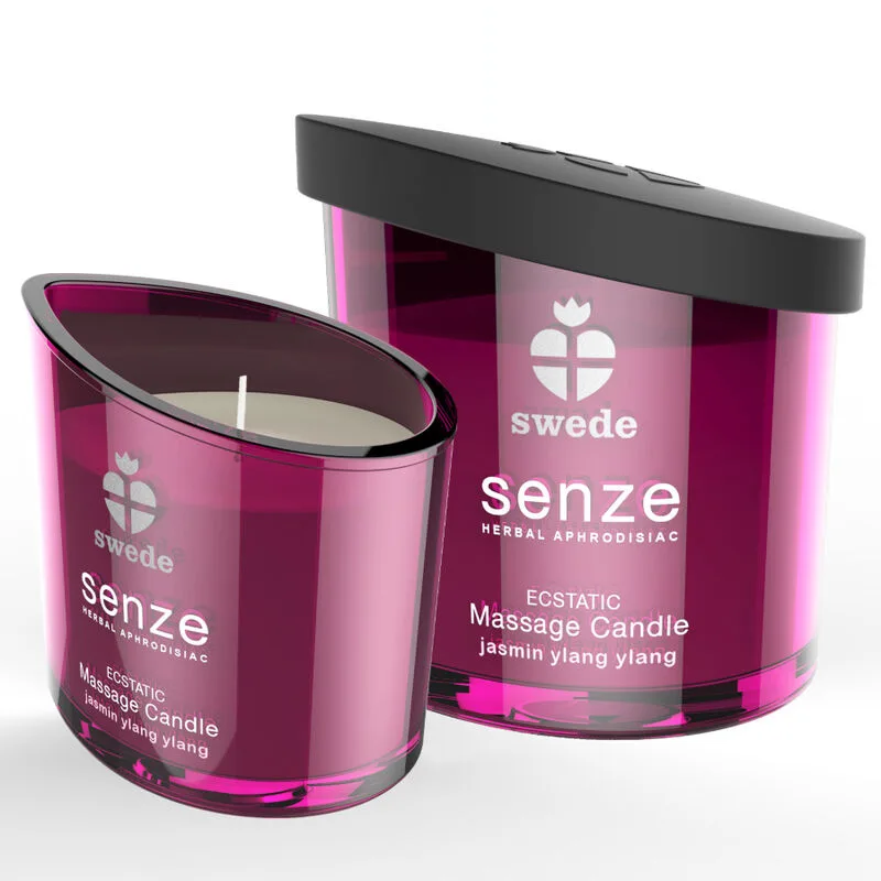 Swede - Vela de Massagem Ecstatic Senze - Jasmim, Ylang Ylang
