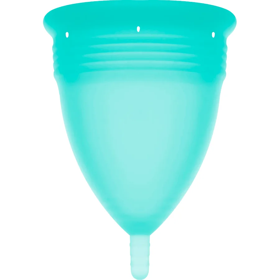 Stercup - Copo Menstrual de Silicone Fda Aquamarine - Tamanho S