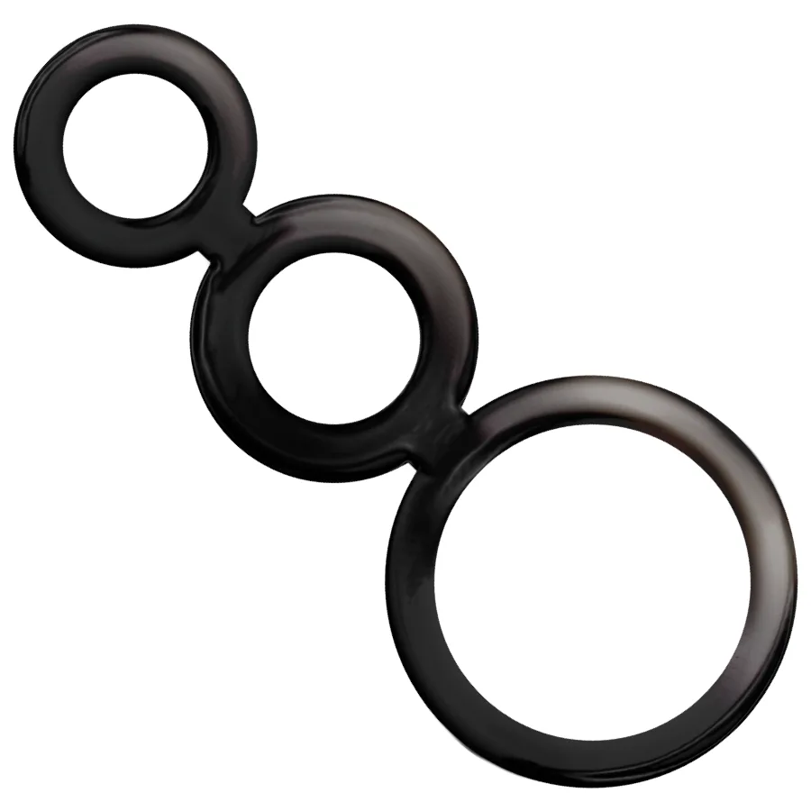 Addicted Toys - Conjunto de Anéis - para Pénis - Fumado